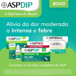 ASPDIP DIPIRONA 1G 10 COMPRIMIDOS