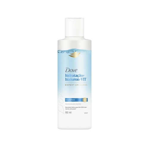 SHAMPOO DOVE HIDRATACAO+ HIALURON VIT 190ML