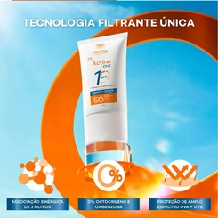 PROTETOR SOLAR ACTINE ONE COLORS FPS50 COR 3 40G
