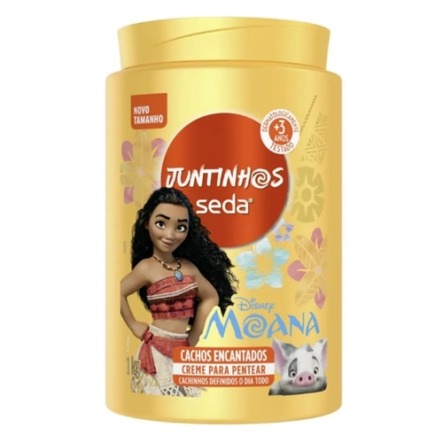CREME DE PENTEAR INFANTIL SEDA MOANA JUNTINHOS CACHOS ENCANTADOS 1KG