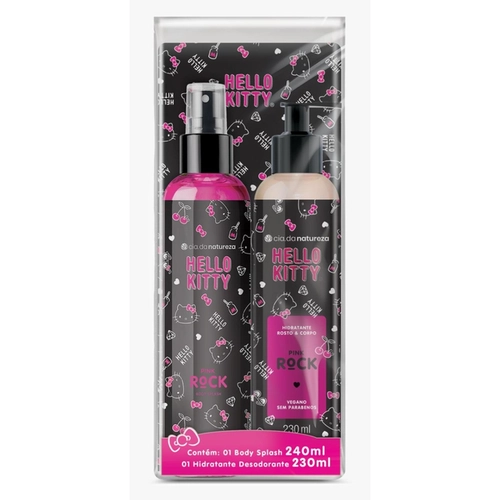 KIT CIA DA NATUREZA BODY SPLASH+HIDRATANTE PINK ROCK