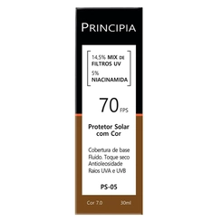 PROTETOR SOLAR PRINCIPIA FPS70 COR 7.0 PS-05 30ML