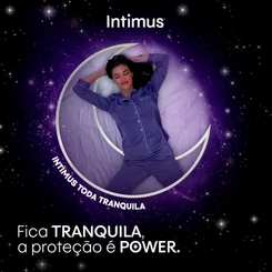 ABSORVENTE INTIMUS TODA TRANQUILA NOTURNO EXTRA LONGO COM ABAS 24 UNIDADES