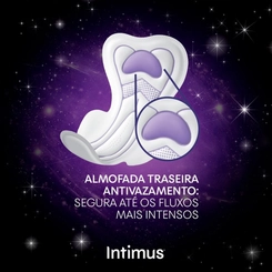 ABSORVENTE INTIMUS TODA TRANQUILA NOTURNO EXTRA LONGO COM ABAS 24 UNIDADES