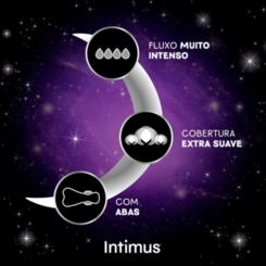 ABSORVENTE INTIMUS TODA TRANQUILA NOTURNO EXTRA LONGO COM ABAS 24 UNIDADES