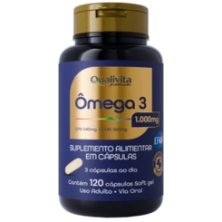 OMEGA 3 QUALIVITA EPA DHA 120 CAPSULAS