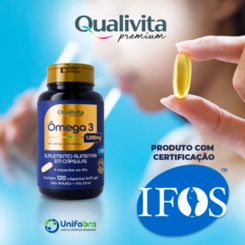 OMEGA 3 QUALIVITA EPA DHA 120 CAPSULAS