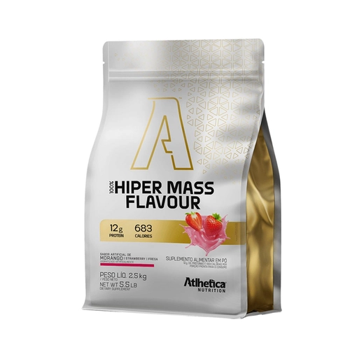 WHEY PROTEIN 100% FLAVOUR MORANGO ATLHETICA 2,5KG