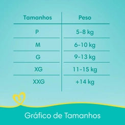 FRALDA PAMPERS CONFORTSEC JUMBO TAMANHO XXG COM 112 UNIDADES