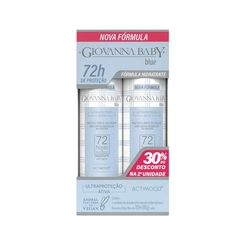 KIT DESODORANTE GIOVANNA BABY AEROSOL 72H BLUE 150ML