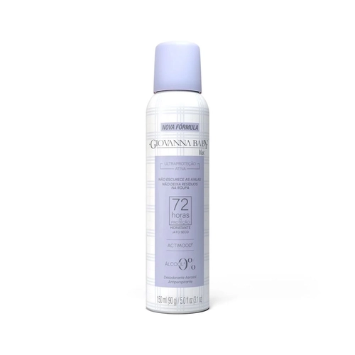 DESODORANTE GIOVANNA BABY AEROSSOL 72H LILAC 150ML