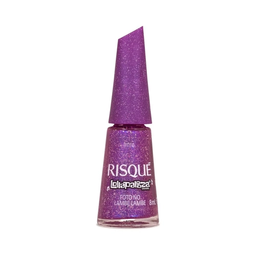 ESMALTE RISQUE LOLLAPALOOZA BRASIL FOTO NO LAMBE LAMBE 8ML