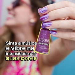 ESMALTE RISQUE LOLLAPALOOZA BRASIL FOTO NO LAMBE LAMBE 8ML