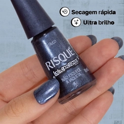 ESMALTE RISQUE LOLLAPALOOZA BRASIL NÃO ESQUECE A JAQUETA 8ML