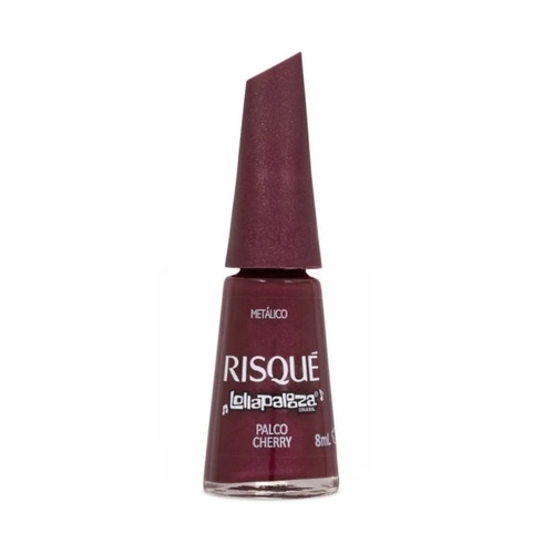ESMALTE RISQUE LOLLAPALOOZA BRASIL PALCO CHERRY 8ML