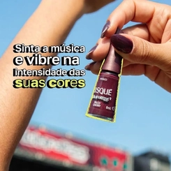 ESMALTE RISQUE LOLLAPALOOZA BRASIL PALCO CHERRY 8ML