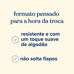 ALGODÃO QUADRADO JOHNSONS BABY RECÉM NASCIDO COM 100 UNIDADES