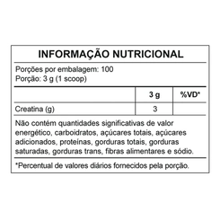 CREATINA MOIDRATADA HERBAMED SEM SABOR 300G