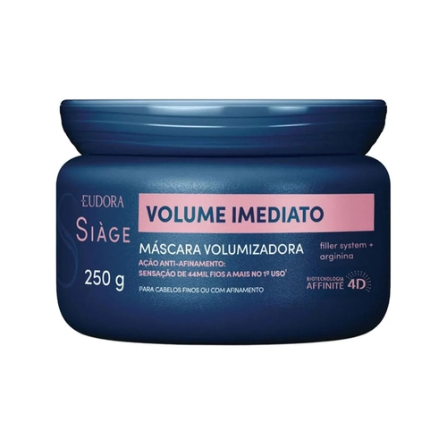 MASCARA DE TRATAMENTO EUDORA SIAGE VOLUME IMEDIATO 250GR