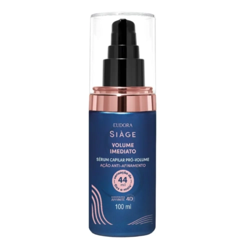 SÉRUM CAPILAR EUDORA SIAGE PRÓ VOLUME IMEDIATO AÇÃO ANTI-AFINAMENTO 100ML