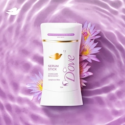 DESODORANTE DOVE STICK SERUM RAINFOREST LILIES 45G