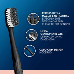 ESCOVA DENTAL ORAL B ICONIC ULTRA MACIA COM 1 UNIDADE