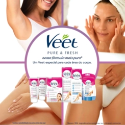 DEPIL VEET PURE E FRESH PELE NORMAL 100ML