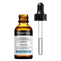 SÉRUM FACIAL PRINCIPIA 2% COMPOSIÇÃO ÁCIDO HIALURÔNICOS 1% VITAMINA B5 AH-2 60ML