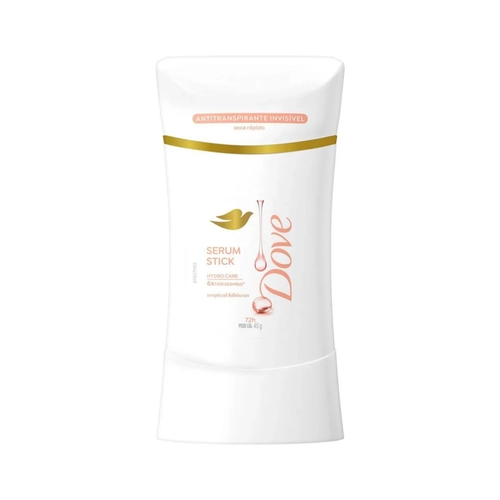 DESODORANTE DOVE STICK SÉRUM TROPICAL HIBISCUS 45G