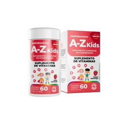 MULTIVITAMÍNICO A-Z KIDS BEMVITA SABOR MORANGO 60 COMPRIMIDOS
