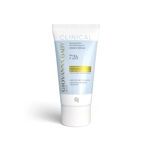 Desodorante Creme Sérum Giovanna Baby Clinical Blue 72h Feminino 60g