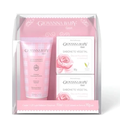 KIT GIOVANNA BABY CLASSIC LOÇÃO HIDRATANTE 50ML + 2 SABONETES 90G