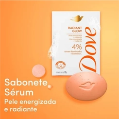 SABONETE DOVE RADIANT GLOW 135G