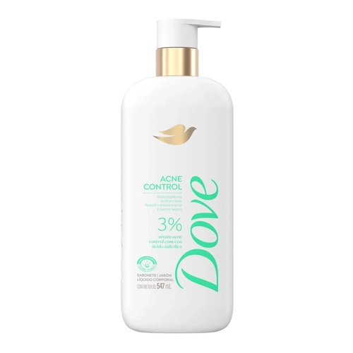 SABONETE DOVE LIQUIDO ACNE CONTROL 547ML