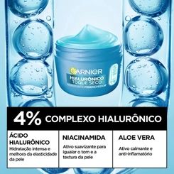 Hidratante Facial Preenchedor Garnier Hialurônico Toque Seco 85g