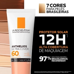 Protetor Solar Facial La Roche Posay Anthelios Ultra Cover FPS60 Cor 2.5 30ml