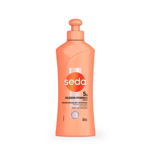 CREMEDE PENTEAR SEDA COLAGENO + VITAMINA C REGENERACAO INTENSA 300ML