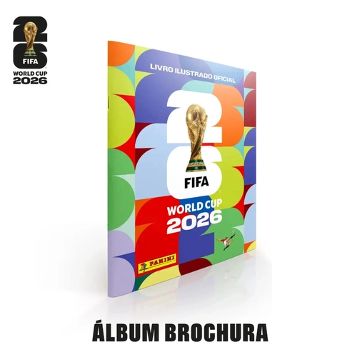 ALBUM DE FIGURINHAS BROCHURA COPA DO MUNDO 2026 PANINI
