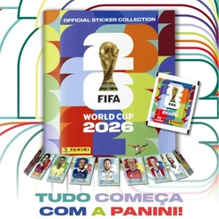 ALBUM DE FIGURINHAS BROCHURA COPA DO MUNDO 2026 PANINI