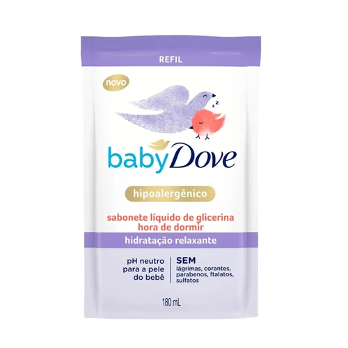 REFIL SABONETE LIQUIDO DOVE BABY RELAXANTE GLICERINA 180ML