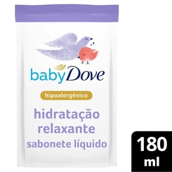 REFIL SABONETE LIQUIDO DOVE BABY RELAXANTE GLICERINA 180ML