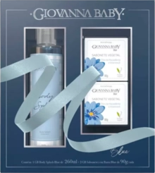 KIT GIOVANNA BABY BLUE BODY SPLASH 260ML + 2 SABONETES 90G