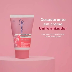 Desodorante Antitranspirante Creme Monange Uniformizador Feminino 72h 50g