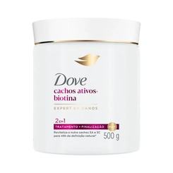 Máscara de Tratamento Cachos Ativos + Biotina Dove 500g