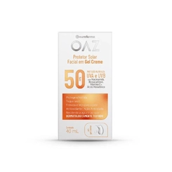 Protetor Solar Facial OAZ FPS 50 Gel Creme 40ml