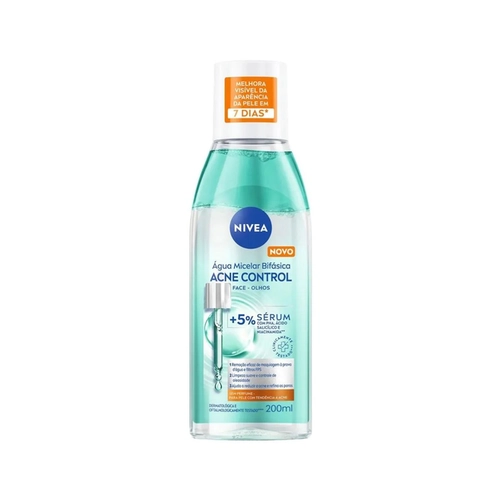 Água Micelar Bifásica Nivea Acne Control 200ml