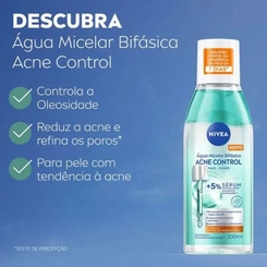 Água Micelar Bifásica Nivea Acne Control 200ml