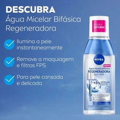 Água Micelar Bifásica Nivea Regeneradora 200ml
