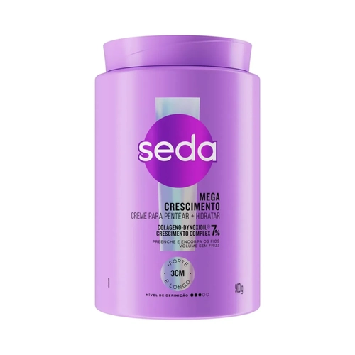 Creme para Pentear Seda Mega Crescimento 900G