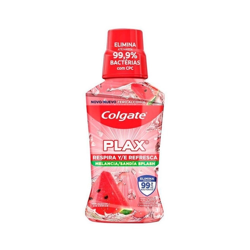 Enxaguante Bucal Colgate Plax Respira e Refresca Melancia 250 ml